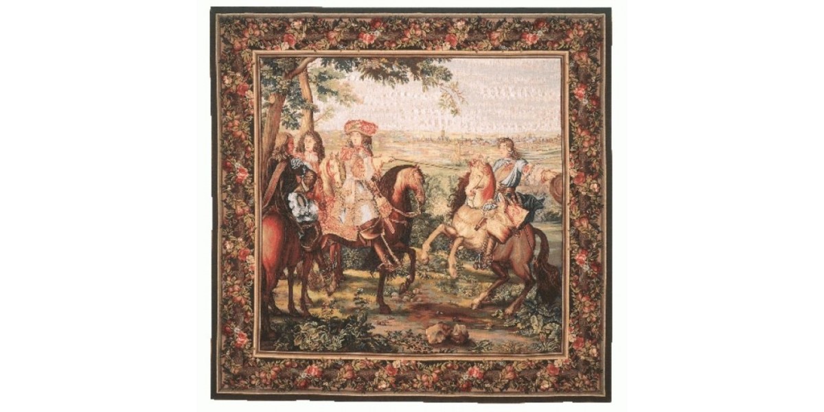 Gobelín Tapisserie La prise de Lille carree